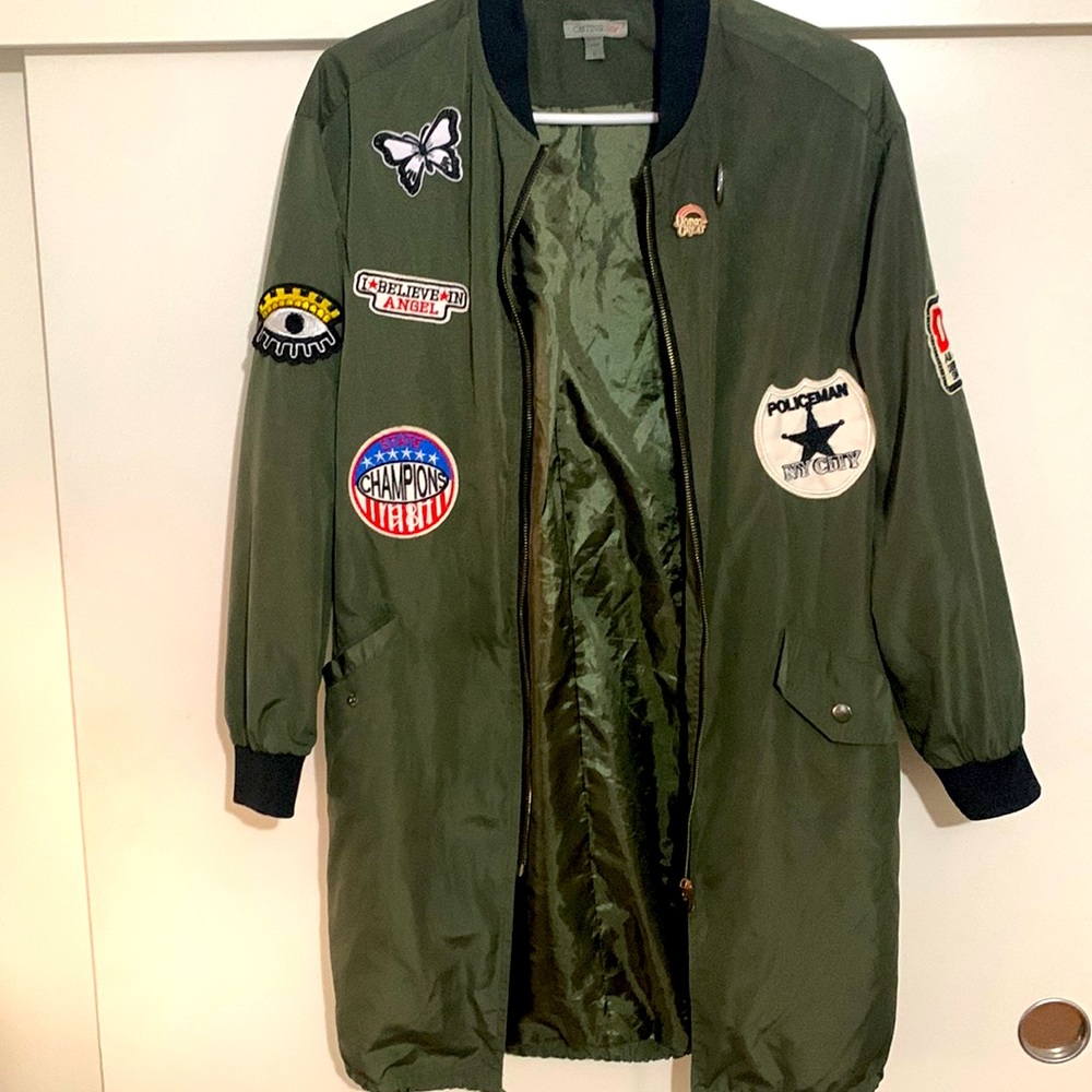 Green cargo/army style jacket